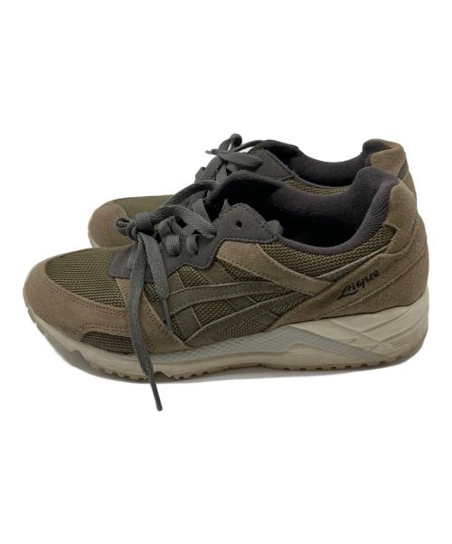 asics（アシックス）asics (アシックス) Tiger カーキ×ホワイト サイズ:26の古着・服飾アイテム