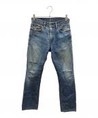 LEVI'Sリーバイス）の古着「90s 505デニムパンツ 1997年8月製 釦裏J22 スモールe 古着」｜インディゴ