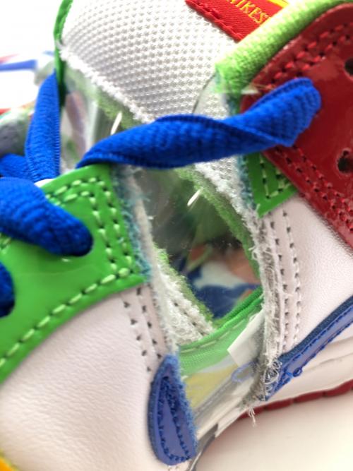 NIKE SB（ナイキエスビー）NIKE SB (ナイキエスビー) DUNK LOW OG QS グリーン×ホワイト×ブルー サイズ:27cmの古着・服飾アイテム