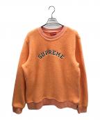 SUPREMEシュプリーム）の古着「Polartec Deep Pile Crewneck　17AW」｜オレンジ