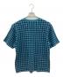 SUPREME (シュプリーム) 半袖カットソー 19SS Grid Jacquard S/S ブルー×ブラック サイズ:L：6000円