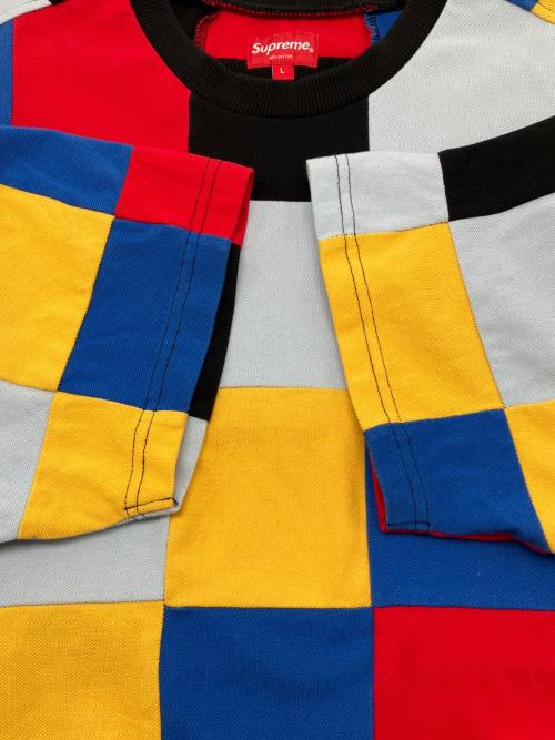 SUPREME（シュプリーム）SUPREME (シュプリーム) 半袖カットソー　patchwork pique tee マルチカラー サイズ:Lの古着・服飾アイテム