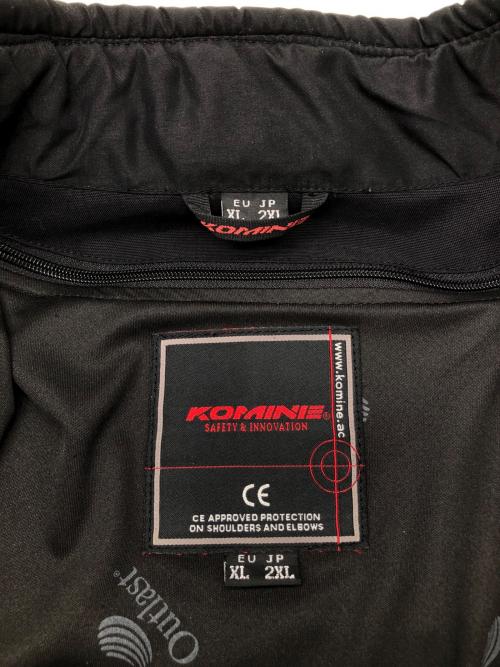 komine（コミネ）komine (コミネ) プロテクタージャケット ブラック サイズ:2XLの古着・服飾アイテム