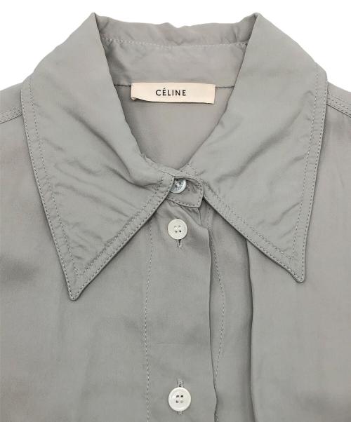 CELINE（セリーヌ）CELINE (セリーヌ) 長袖シャツ ライトグレー サイズ:36の古着・服飾アイテム
