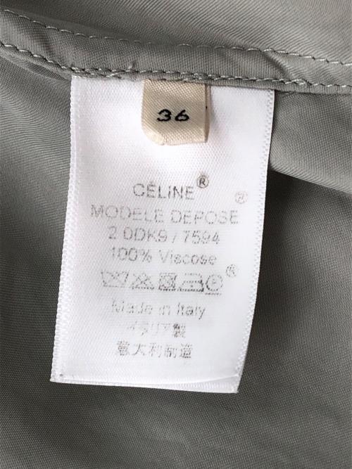 CELINE（セリーヌ）CELINE (セリーヌ) 長袖シャツ ライトグレー サイズ:36の古着・服飾アイテム