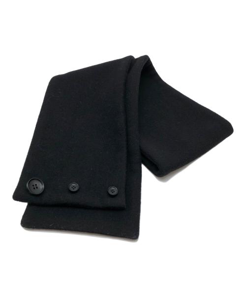 LIMI feu（リミフゥ）LIMI feu (リミフゥ) ストール付きウールモッサコート ブラック サイズ:2の古着・服飾アイテム