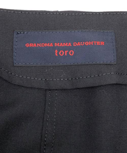 GRANDMA MAMA DAUGHTER toro（グランマ ママドーター トロ）GRANDMA MAMA DAUGHTER toro (グランマ ママドーター トロ) ジャケット ブラック サイズ:2の古着・服飾アイテム