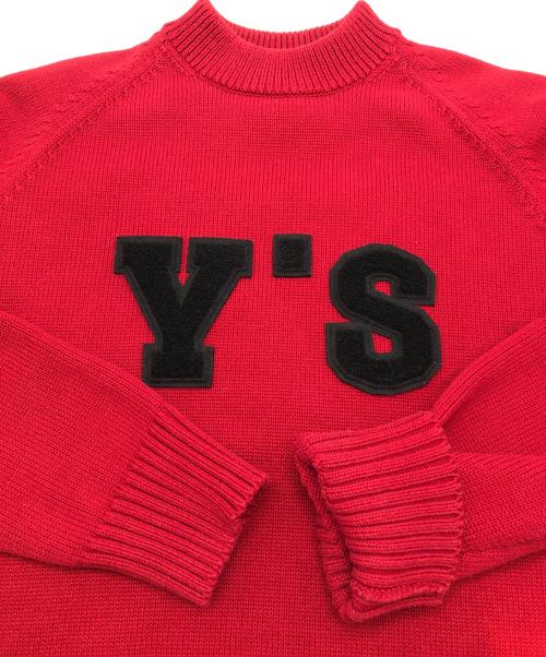 Y's（ワイズ）Y's (ワイズ) 厚手ニット レッド サイズ:2の古着・服飾アイテム
