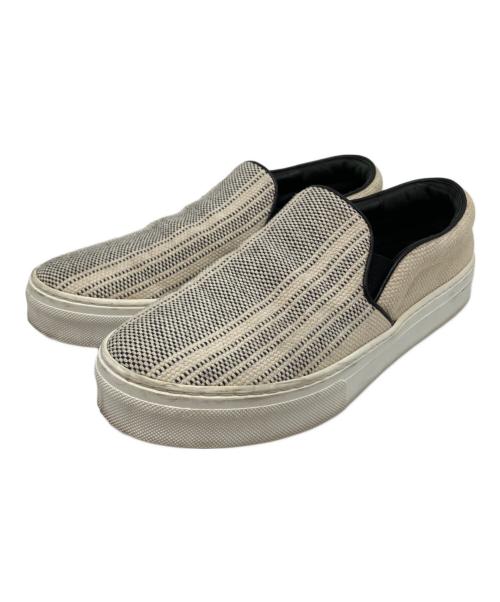 CELINE（セリーヌ）CELINE (セリーヌ) スリッポン アイボリー×ブラック サイズ:25cmの古着・服飾アイテム