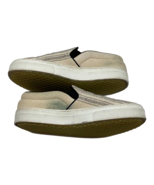 CELINE（セリーヌ）CELINE (セリーヌ) スリッポン アイボリー×ブラック サイズ:25cmの古着・服飾アイテム