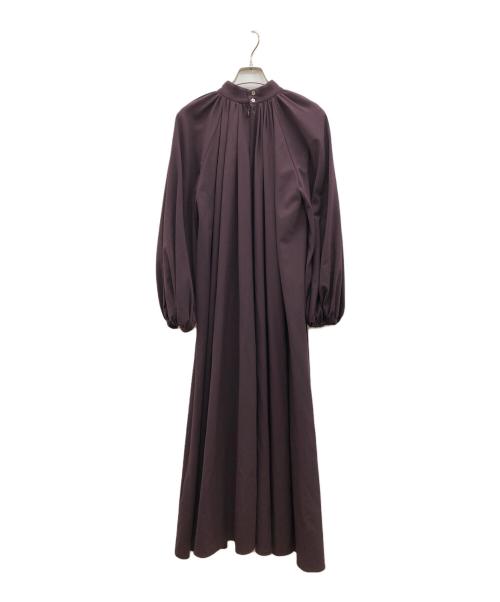 anuans（アニュアンス）anuans (アニュアンス) 長袖ワンピース ワインレッド サイズ:Ｆの古着・服飾アイテム