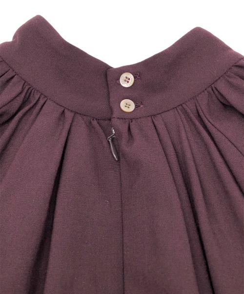 anuans（アニュアンス）anuans (アニュアンス) 長袖ワンピース ワインレッド サイズ:Ｆの古着・服飾アイテム