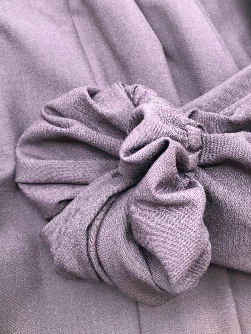 anuans（アニュアンス）anuans (アニュアンス) 長袖ワンピース ワインレッド サイズ:Ｆの古着・服飾アイテム