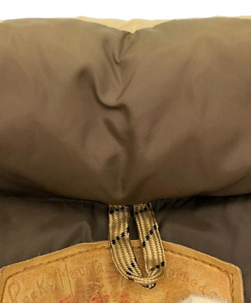 Rocky Mountain FeatherBed（ロッキーマウンテンフェザーベッド）Rocky Mountain FeatherBed (ロッキーマウンテンフェザーベッド) 70sダウンベスト　古着 ブラウン×ベージュ サイズ:42の古着・服飾アイテム