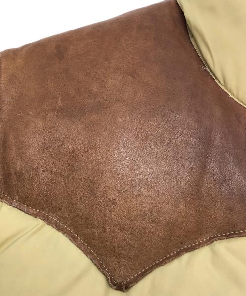Rocky Mountain FeatherBed（ロッキーマウンテンフェザーベッド）Rocky Mountain FeatherBed (ロッキーマウンテンフェザーベッド) 70sダウンベスト　古着 ブラウン×ベージュ サイズ:42の古着・服飾アイテム