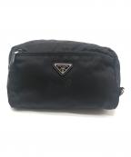 PRADAプラダ）の古着「ナイロンポーチ」｜ブラック