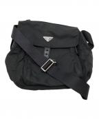 PRADAプラダ）の古着「ナイロンショルダーバッグ」｜ブラック