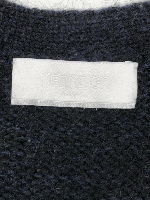 NEON SIGN（ネオンサイン）NEON SIGN (ネオンサイン) 厚手カーディガン ネイビー サイズ:46の古着・服飾アイテム