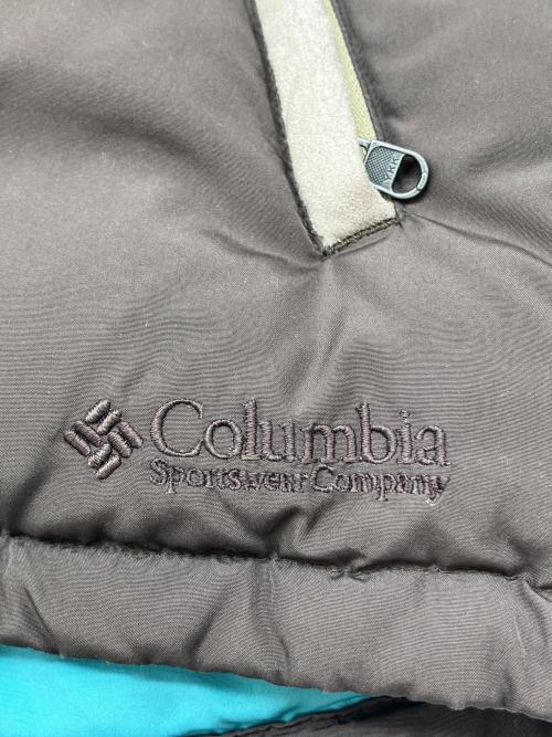 Columbia（コロンビア）Columbia (コロンビア) 90sダウンベスト　XCO　古着 ブラウン×ベージュ サイズ:Sの古着・服飾アイテム