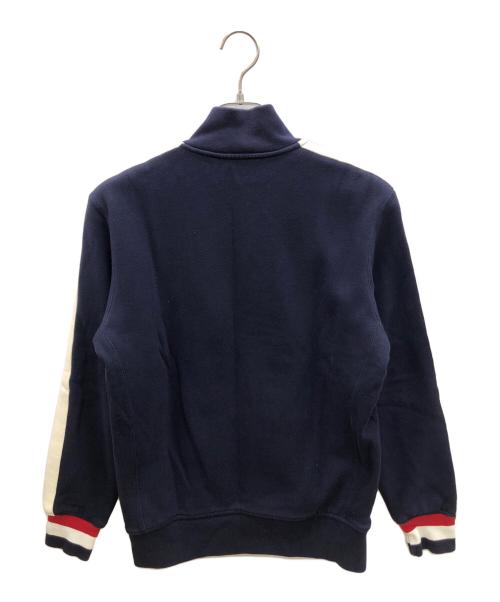 POLO RALPH LAUREN（ポロ・ラルフローレン）POLO RALPH LAUREN (ポロ・ラルフローレン) 90sジップアップスウェット  古着 ネイビー サイズ:Mの古着・服飾アイテム