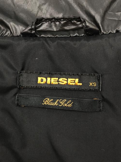DIESEL（ディーゼル）DIESEL (ディーゼル) 中綿ジャケット ブラック サイズ:XSの古着・服飾アイテム