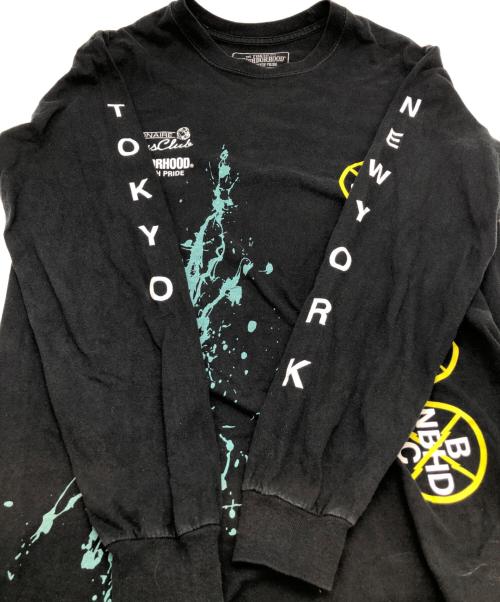 NEIGHBORHOOD（ネイバーフッド）NEIGHBORHOOD (ネイバーフッド) 長袖カットソー　BBC.L-1/C-TEE.LS ブラック サイズ:Ｍの古着・服飾アイテム