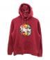 stussy（ステューシー）の古着「プルオーバーパーカー」｜レッド