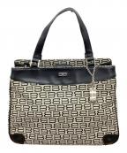 BALENCIAGAバレンシアガ）の古着「ハンドバッグ」｜ベージュ×ブラック