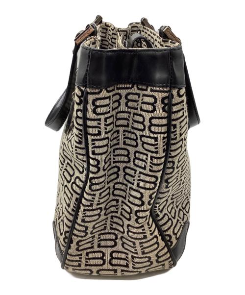 BALENCIAGA（バレンシアガ）BALENCIAGA (バレンシアガ) ハンドバッグ ベージュ×ブラックの古着・服飾アイテム