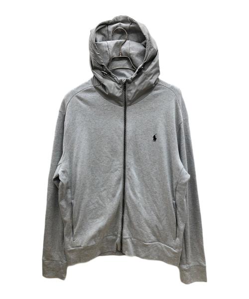POLO RALPH LAUREN（ポロ・ラルフローレン）POLO RALPH LAUREN (ポロ・ラルフローレン) ジップパーカー グレー サイズ:XLの古着・服飾アイテム
