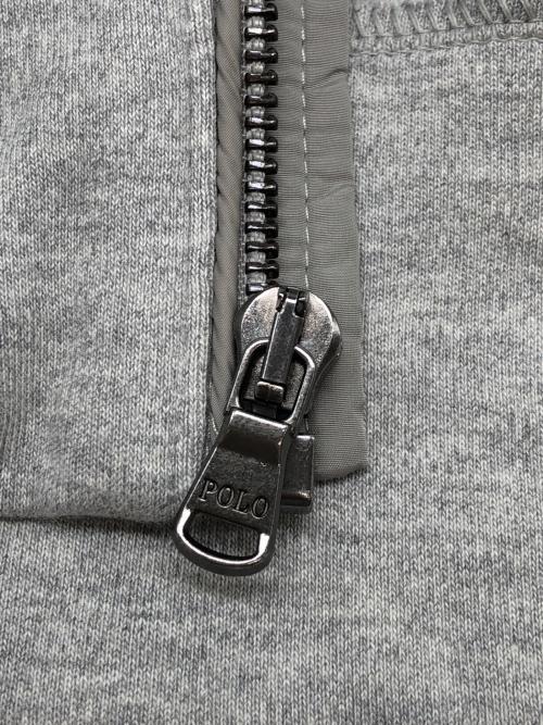 POLO RALPH LAUREN（ポロ・ラルフローレン）POLO RALPH LAUREN (ポロ・ラルフローレン) ジップパーカー グレー サイズ:XLの古着・服飾アイテム