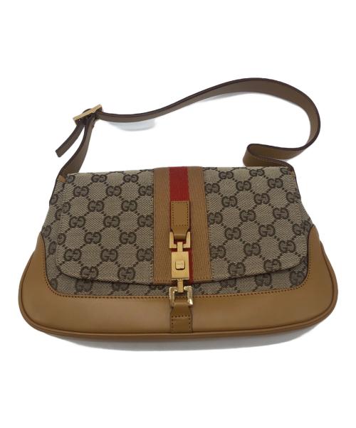 GUCCI（グッチ）GUCCI (グッチ) GG ライトブラウン×ベージュの古着・服飾アイテム