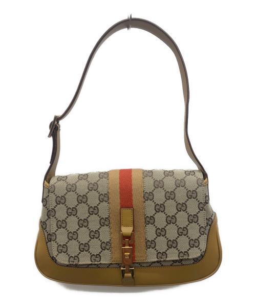 GUCCI（グッチ）GUCCI (グッチ) GG ライトブラウン×ベージュの古着・服飾アイテム