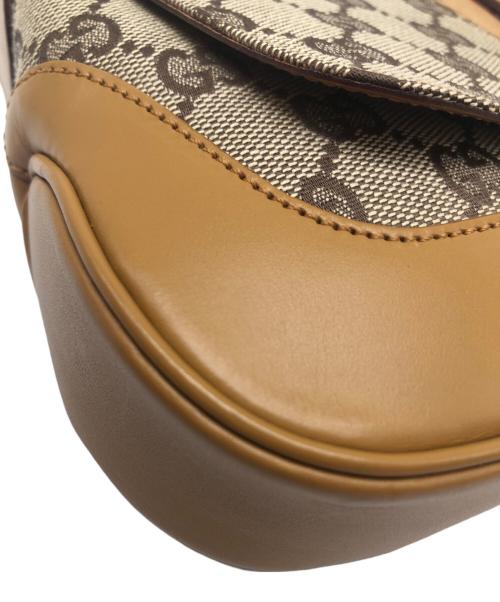 GUCCI（グッチ）GUCCI (グッチ) GG ライトブラウン×ベージュの古着・服飾アイテム