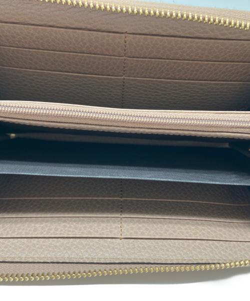 GUCCI（グッチ）GUCCI (グッチ) ダブルG　ジップアラウンドウォレット ベージュの古着・服飾アイテム