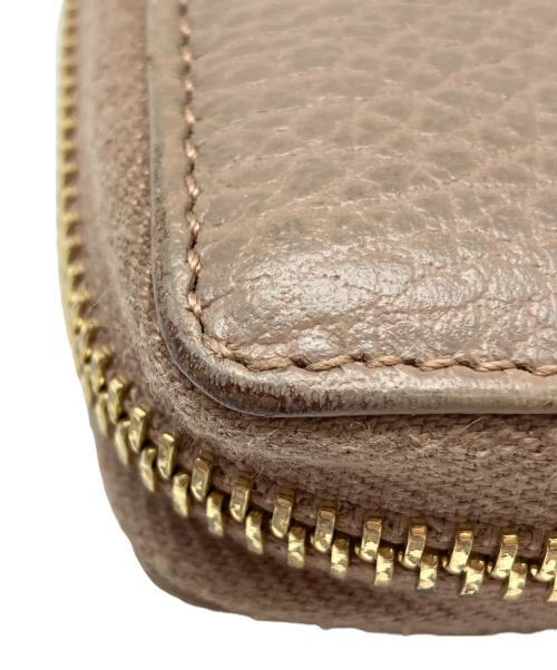 GUCCI（グッチ）GUCCI (グッチ) ダブルG　ジップアラウンドウォレット ベージュの古着・服飾アイテム