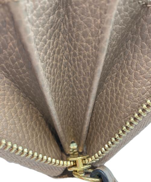 GUCCI（グッチ）GUCCI (グッチ) ダブルG　ジップアラウンドウォレット ベージュの古着・服飾アイテム