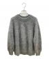 BATONER（バトナ―）の古着「厚手ニット　キッズモヘアシグネチャークルーネック」｜グレー