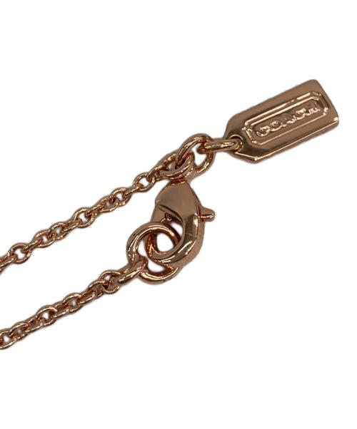 COACH（コーチ）COACH (コーチ) ネックレス ピンクの古着・服飾アイテム