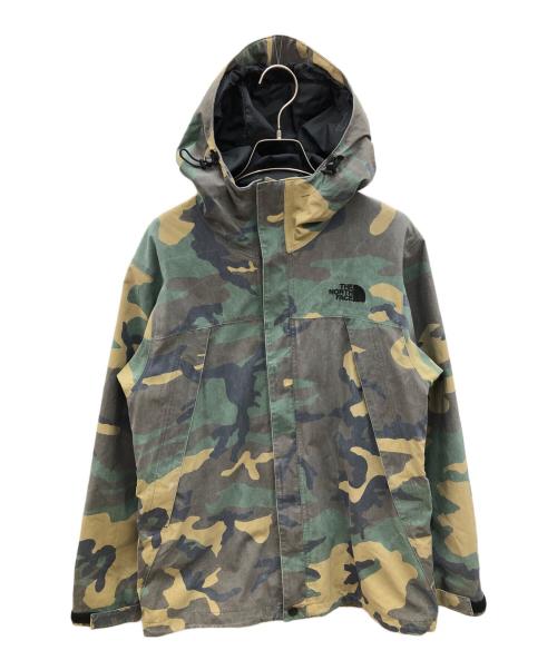 THE NORTH FACE（ザ ノース フェイス）THE NORTH FACE (ザ ノース フェイス) NOVELTY SCOOP JACKET グリーン×グレー サイズ:Sの古着・服飾アイテム