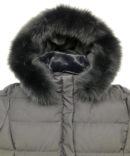 INDIVI（インディヴィ）INDIVI (インディヴィ) ダウンジャケット ネイビー サイズ:38の古着・服飾アイテム