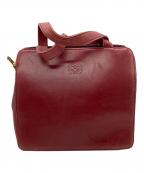 LOEWEロエベ）の古着「ハンドバッグ」｜ワインレッド