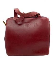 LOEWE（ロエベ）の古着「ハンドバッグ」｜ワインレッド