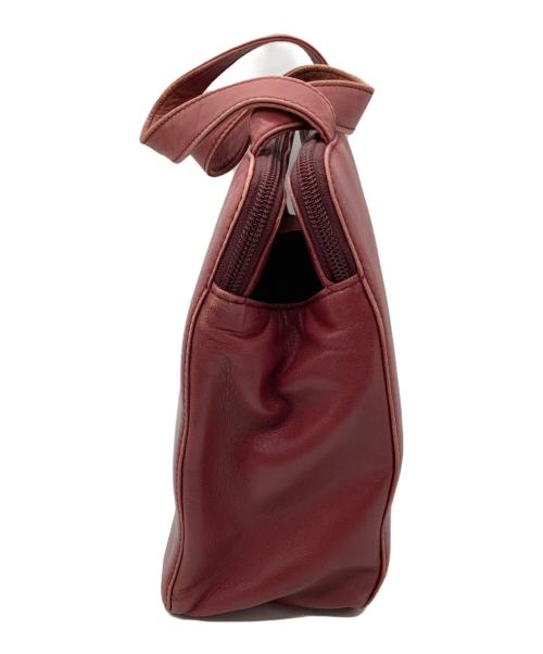 LOEWE（ロエベ）LOEWE (ロエベ) ハンドバッグ ワインレッドの古着・服飾アイテム