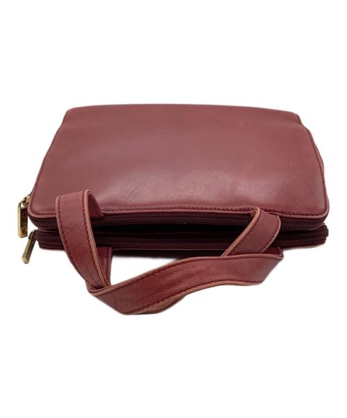 LOEWE（ロエベ）LOEWE (ロエベ) ハンドバッグ ワインレッドの古着・服飾アイテム