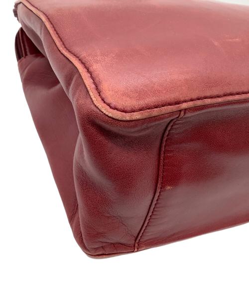 LOEWE（ロエベ）LOEWE (ロエベ) ハンドバッグ ワインレッドの古着・服飾アイテム