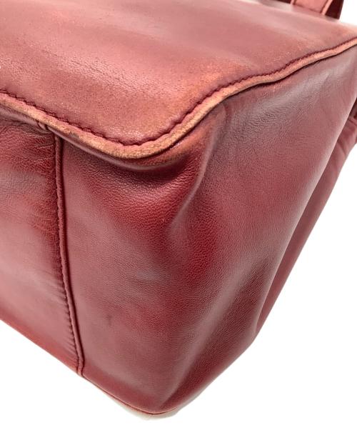 LOEWE（ロエベ）LOEWE (ロエベ) ハンドバッグ ワインレッドの古着・服飾アイテム