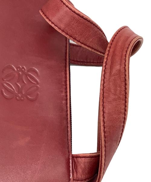 LOEWE（ロエベ）LOEWE (ロエベ) ハンドバッグ ワインレッドの古着・服飾アイテム