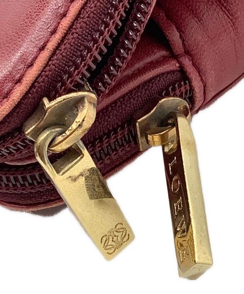 LOEWE（ロエベ）LOEWE (ロエベ) ハンドバッグ ワインレッドの古着・服飾アイテム
