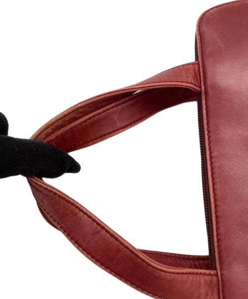 LOEWE（ロエベ）LOEWE (ロエベ) ハンドバッグ ワインレッドの古着・服飾アイテム